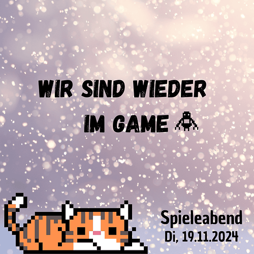 Wir sind wieder im Game(1)