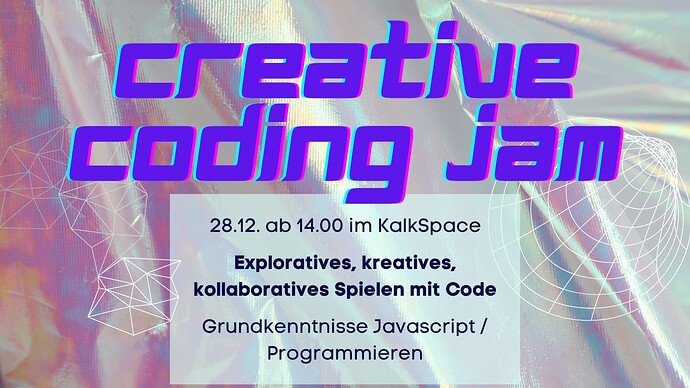 creative coding jam